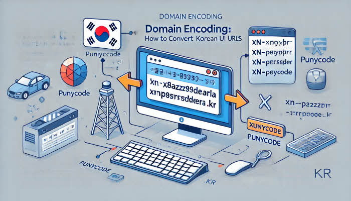 도메인 인코딩 한글 URL을 퓨니코드로 변환하는 방법